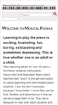 Mobile Screenshot of musicalfossils.com